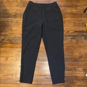 Tommy Bahama Active Black Stretch Jogger Pants Zip Pockets Size M